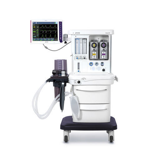 Trolley-mounted anesthesia workstation - Boaray 600 - Shenzhen Prunus Medical - with respiratory monitoring / with ventilator / with electronic gas mixer