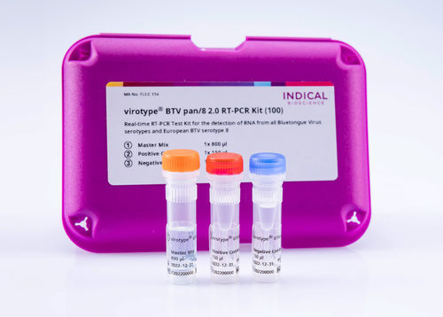 Veterinary assay kit - virotype BTV pan/8 2.0 RT-PCR Kit - INDICAL BIOSCIENCE GmbH - for cattle / for sheep / goat