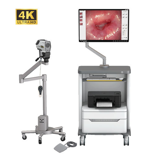 Video colposcope - YKD-3020 - AKX - trolley-mounted