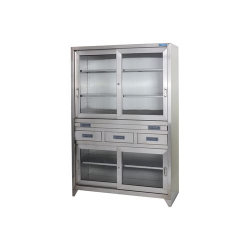 Instrument cabinet - SWIC-01 - Sungwon Industry co, Ltd - hospital / with shelf / stainless steel