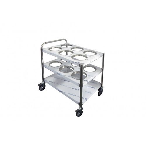 Medical cart - Sungwon Industry co, Ltd - for dish / meal delivery / stainless steel