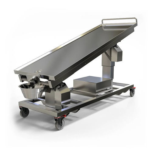 Cleaning trolley - Shotton Parmed - lifting / dissection / stainless steel