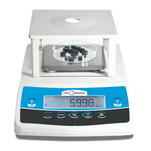 Electronic laboratory balance HG BAXTRAN precision / with LCD