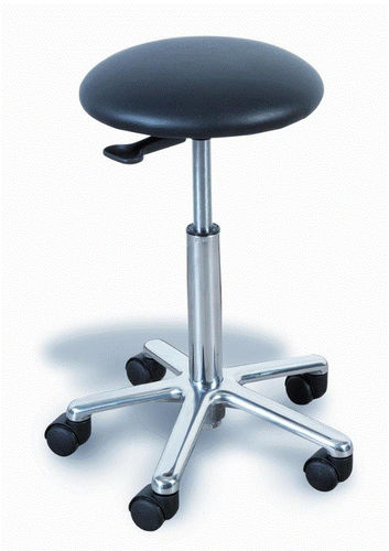 Chair on casters - TABOURET SAAR - Wesseling - height-adjustable