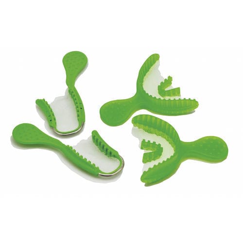 Partial denture dental impression tray - Opti-Tray  - Pac-Dent - perforated / disposable