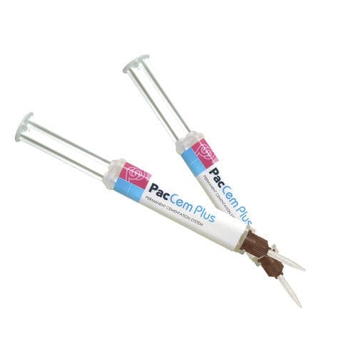 Dental inlay dental cement - PacCem Plus™ - Pac-Dent - for dental onlays / for orthodontic bands / for dental prostheses