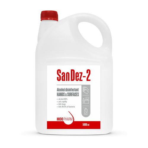 80% hand sanitizer - SANDEZ-2 - MidoPharm - 5000 mL