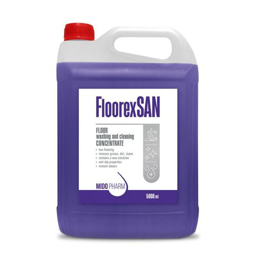 Floor disinfectant - FLOOREX SAN - MidoPharm - liquid / 5000 mL / alcohol-based