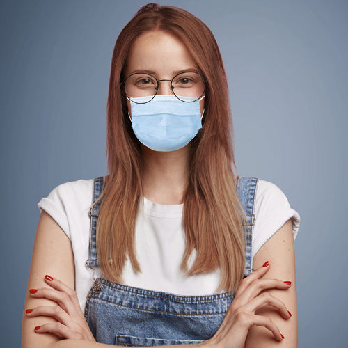 Type IIR surgical mask - DIDI IIR Antifog - GO-FORM - polypropylene / with filter / sky blue