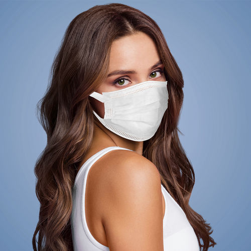 Polypropylene surgical mask - IGEA  - GO-FORM - adult / white / disposable