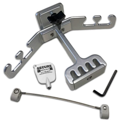 Pole-mounted cable management system - SM07-CMS-TRK - Secure Mount - 4-place / aluminum