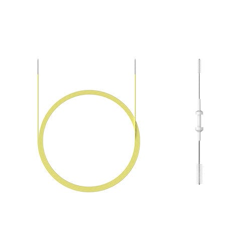 Endoscope cleaning brush - ATE-QJS series - Jiangsu Ate Medical Technology - plastic / twin-head / non-sterile