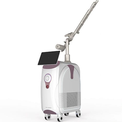Pigmented lesion treatment laser - k680 - Beijing Keylaser Sci-Tech - tattoo removal / Nd:YAG / floor-standing