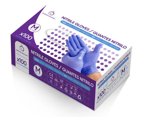 Latex gloves - amoedos healthcare - nitrile / vinyl / medical