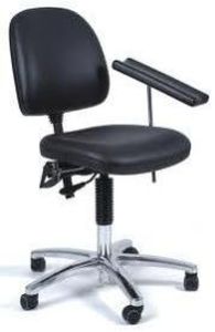 Phlebotomy examination chair - Baseline biomedical company - manual / height-adjustable