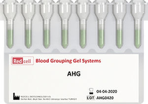 Blood typing test kit - RCAHG - Redcell Biotechnology - for antibodies / blood