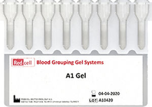 Blood typing test kit - RCA1 - Redcell Biotechnology - blood