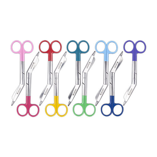Bandage scissors - 001474 - Enfermania - Lister / for humans / curved