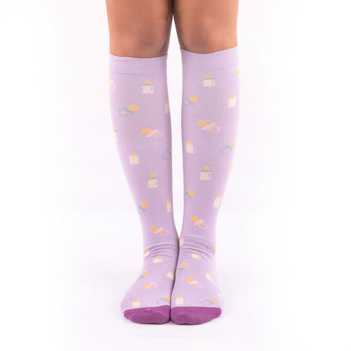 Venous thromboembolism support compression sock - 000310 - Enfermania - women / S / L