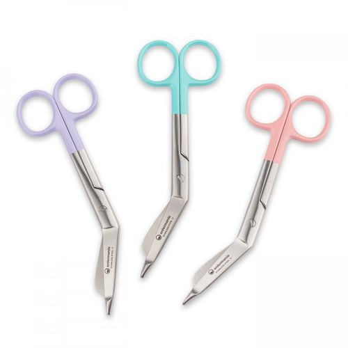 Bandage scissors - 002114 - Enfermania - Lister / for humans / curved