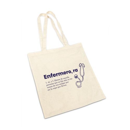 Personal item bag - 000220 - Enfermania - nurse's / shoulder strap / cotton