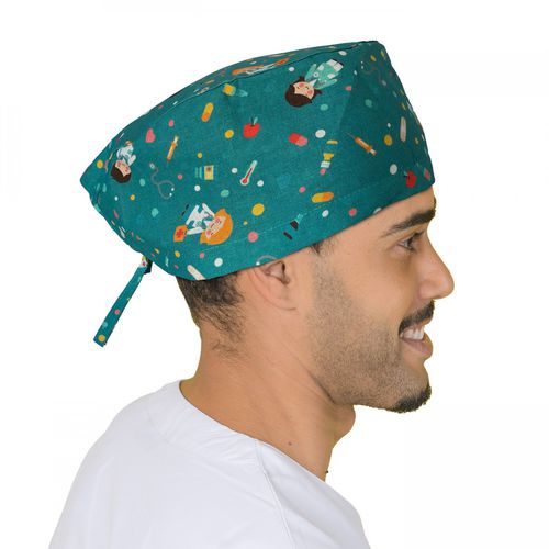 Surgical cap - 003660 - Enfermania - cotton / breathable