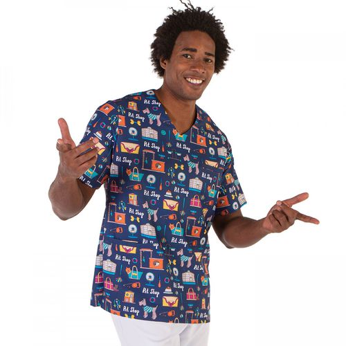 Unisex scrub top - 00246 series - Enfermania - L / S / M