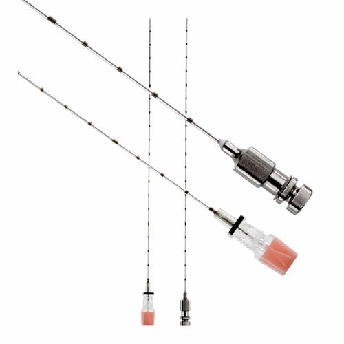 Brachytherapy seed injection needle - Spectra Medical Devices - echogenic / 18G