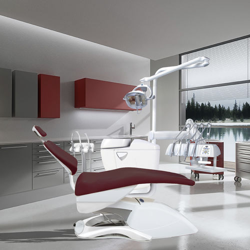 Dental treatment unit with chair - P75 - PIAVE by ascor group srl - with hygiene system / with delivery system / with light