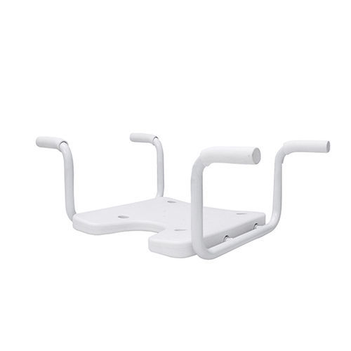 Shower chair with backrest - Shanghai Haozheng Metal Products - wall-mounted