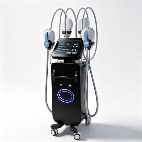 Muscle electrical stimulation body contouring unit - EM-11 - Beijing VCA Laser - magnetic pulse body contouring unit / trolley-mounted