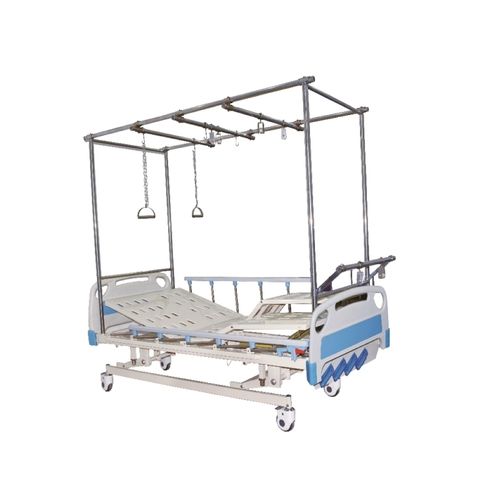 Medical bed - XF8052 - Foshan Xufeng Medical Technology Co., Ltd. - manual / height-adjustable / on casters