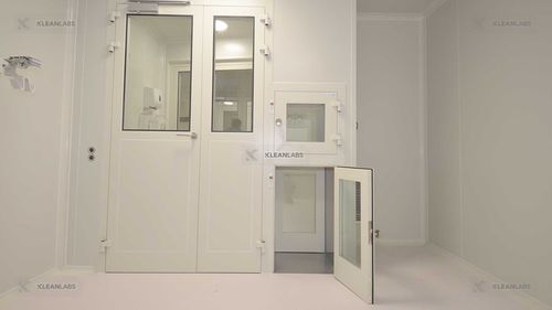 Protection door - TT1 - Kleanlabs - hospital / for clean rooms / sliding
