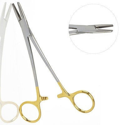 Surgical needle holder - Peak Surgicals - Mayo-Hegar / tungsten carbide