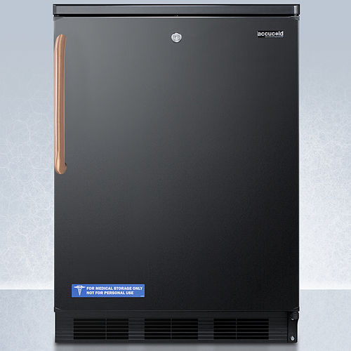 Medical refrigerator - FF7LBLKTBC - Summit Appliance - cabinet / 1-door / automatic defrost