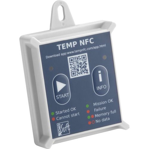 Temperature data-logger - TempNFC RC  - Tecnosoft SRL - laboratory / for pharmaceutical products / for cold chain monitoring