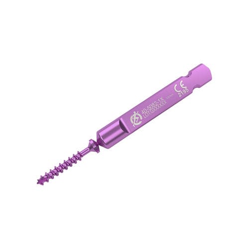 Foot compression bone screw - Snap-Off  - WishBone Medical - hand / break-off / metallic