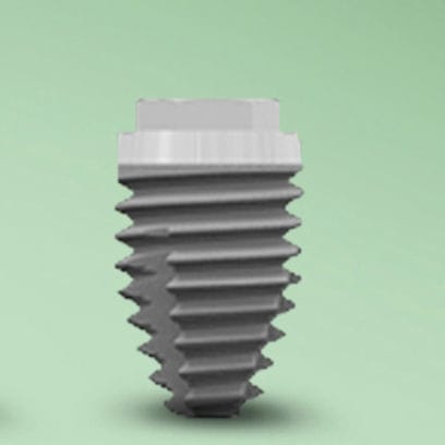 Conical dental implant - TTx - Biosafin - titanium / external hexagon / short