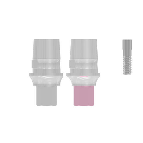 Titanium implant abutment - WB series - Biosafin - internal hexagon / straight