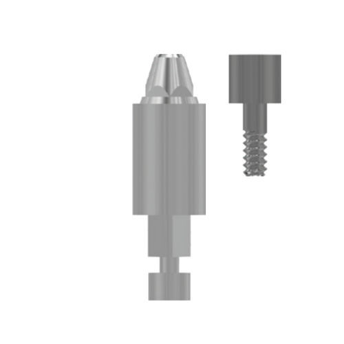 Stainless steel dental implant analog - WDEAAX - Biosafin - straight