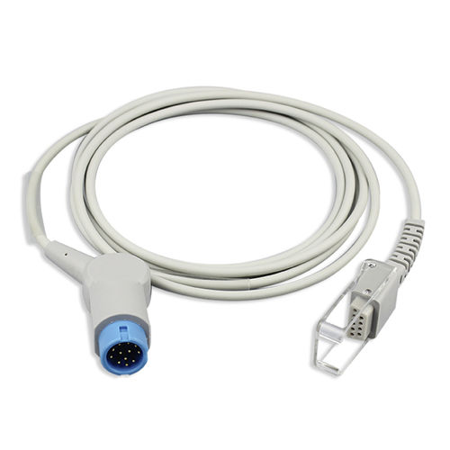 Multi-position SpO2 adapter cable - AMD-SC-NX0008-L - Shenzhen Amydi-med Electronics Tech - reusable