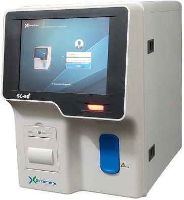 Automatic hematology analyzer - SC-60+ - Serachem Diagnostic India Pvt LTD - benchtop / 20-parameter / 5-part differentiation
