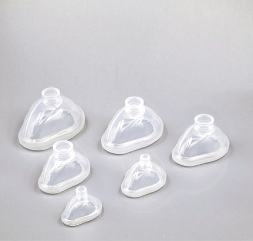 Latex-free anesthesia mask - B303000 - HYZMED Medical - silicone / transparent / reusable