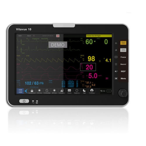 Compact Multi-parameter Monitor - VITAVUE Series - HYZMED Medical - ECG ...