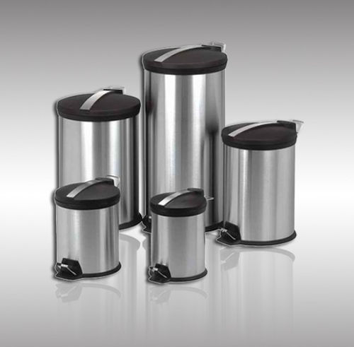 Stainless steel waste bin - 5621  - HYZMED Medical - foot-operated