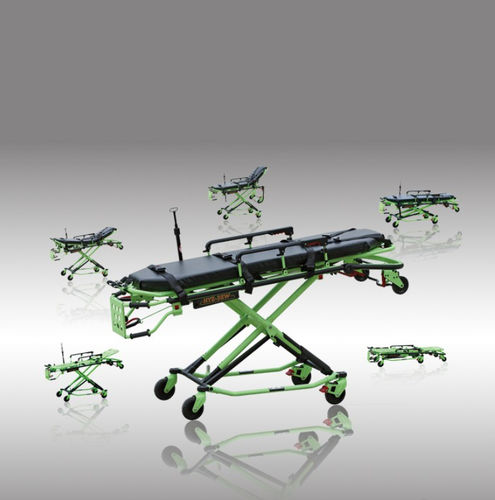 Ambulance stretcher - 3EW - HYZMED Medical - on casters / height-adjustable / aluminum