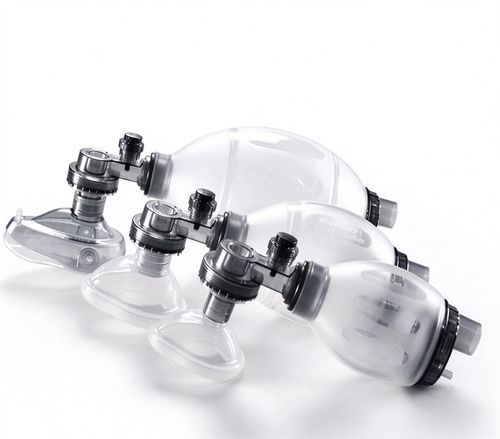 Emergency care manual resuscitator - B3110 - HYZMED Medical - silicone / reusable / with mask