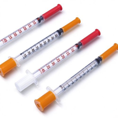 Insulin syringe - S3141 - HYZMED Medical - 1 ml / 0.5 ml / disposable