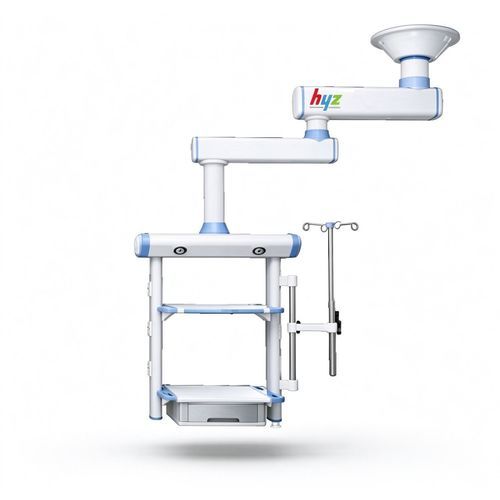 Endoscopy medical pendant - 005 - HYZMED Medical - ceiling-mounted / articulated / single-arm