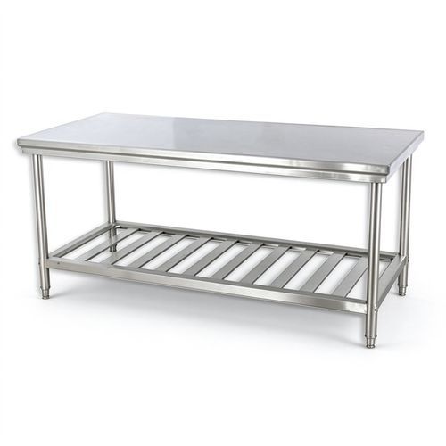 Work table - HYZ 6510  - HYZMED Medical - rectangular / stainless steel